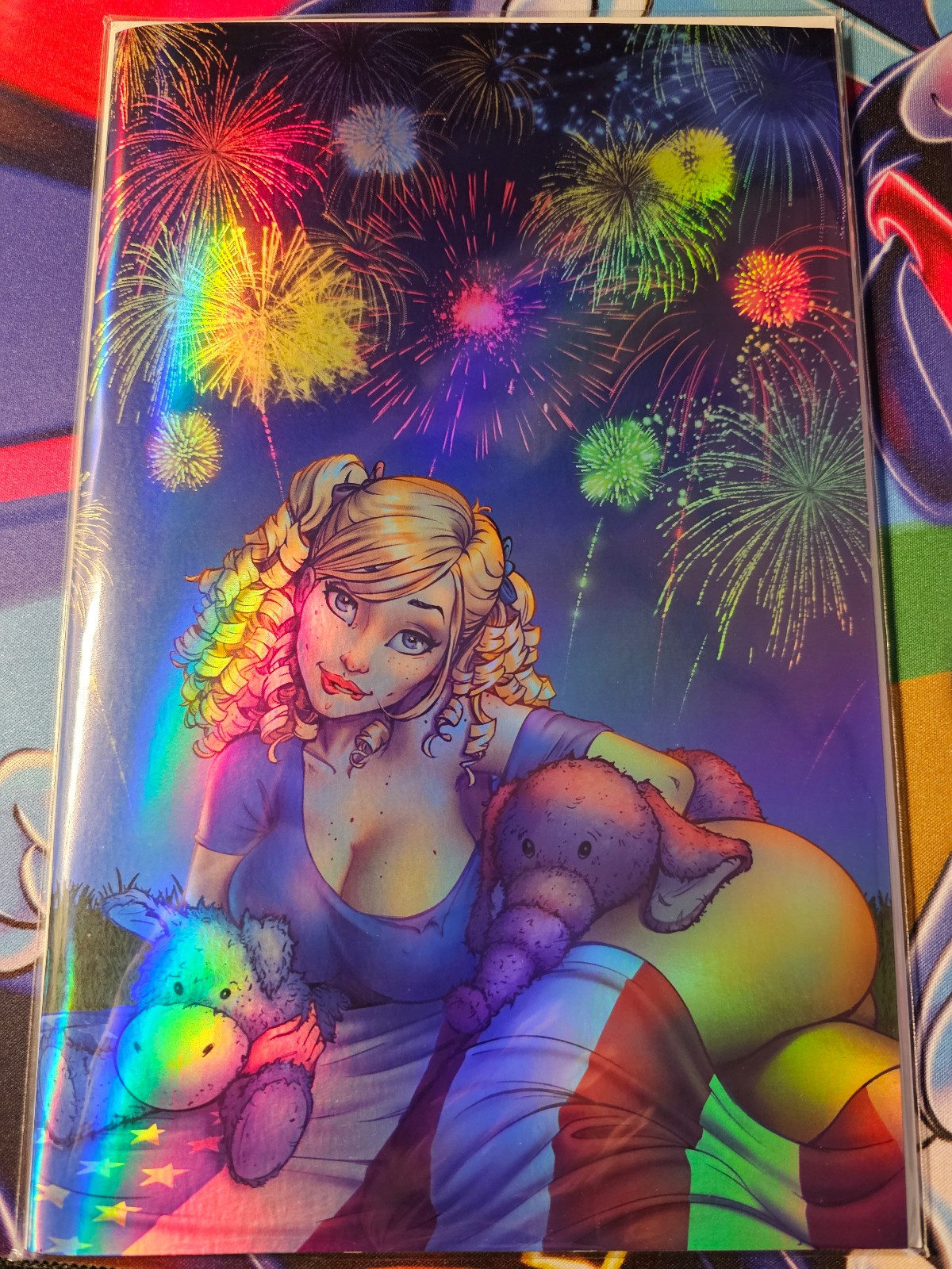 Sugar Cookie #1/2 'Independence Day' virgin holo cover Ltd to 30 Jake Thompson