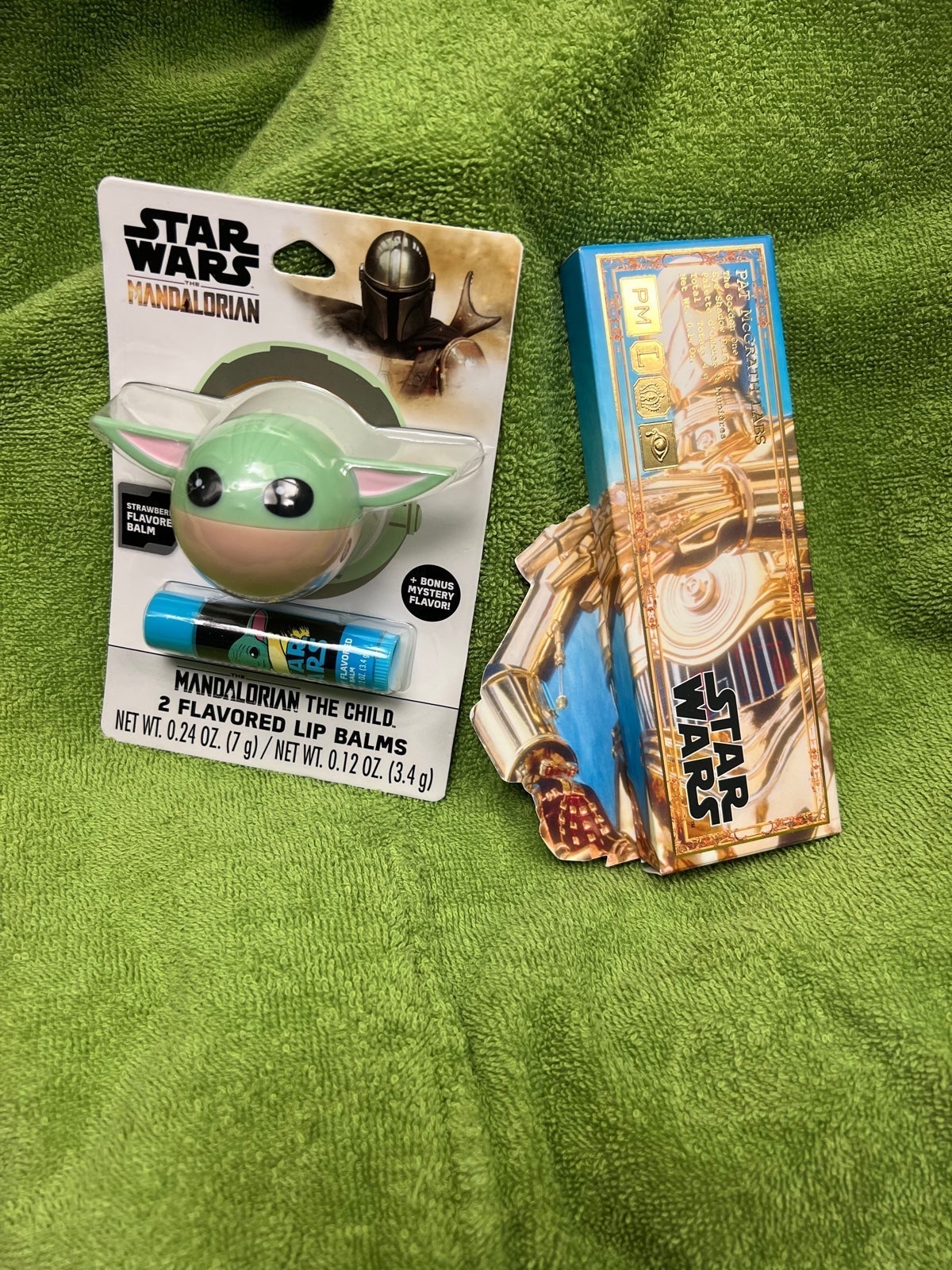 Pat Mcgrath Star Wars Palette- The Golden One +Star Wars lip balm BNIB