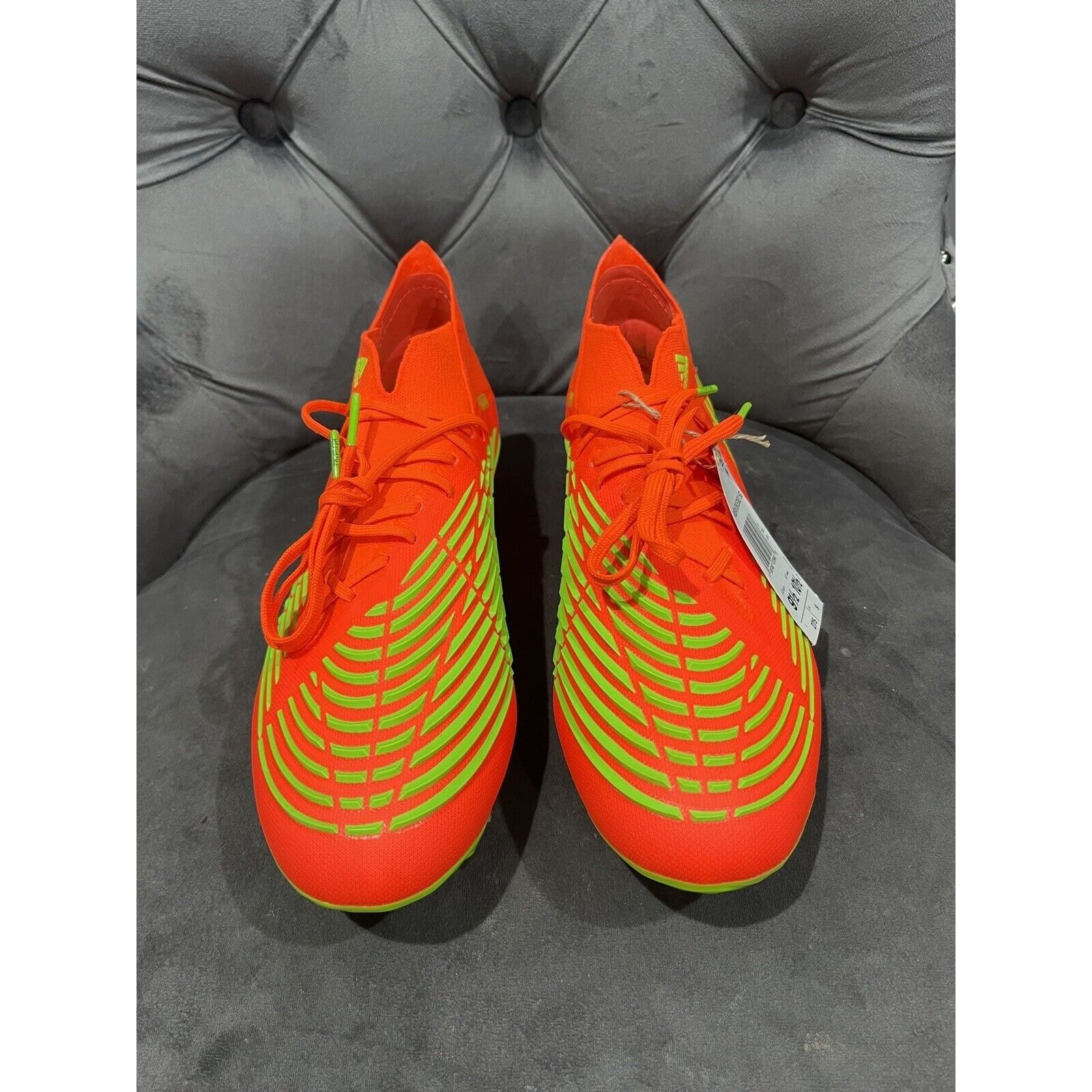 Adidas Predator Edge.1 SG. (GW1016). Solar Red Football Shoes Men Size 9.5 NIB.