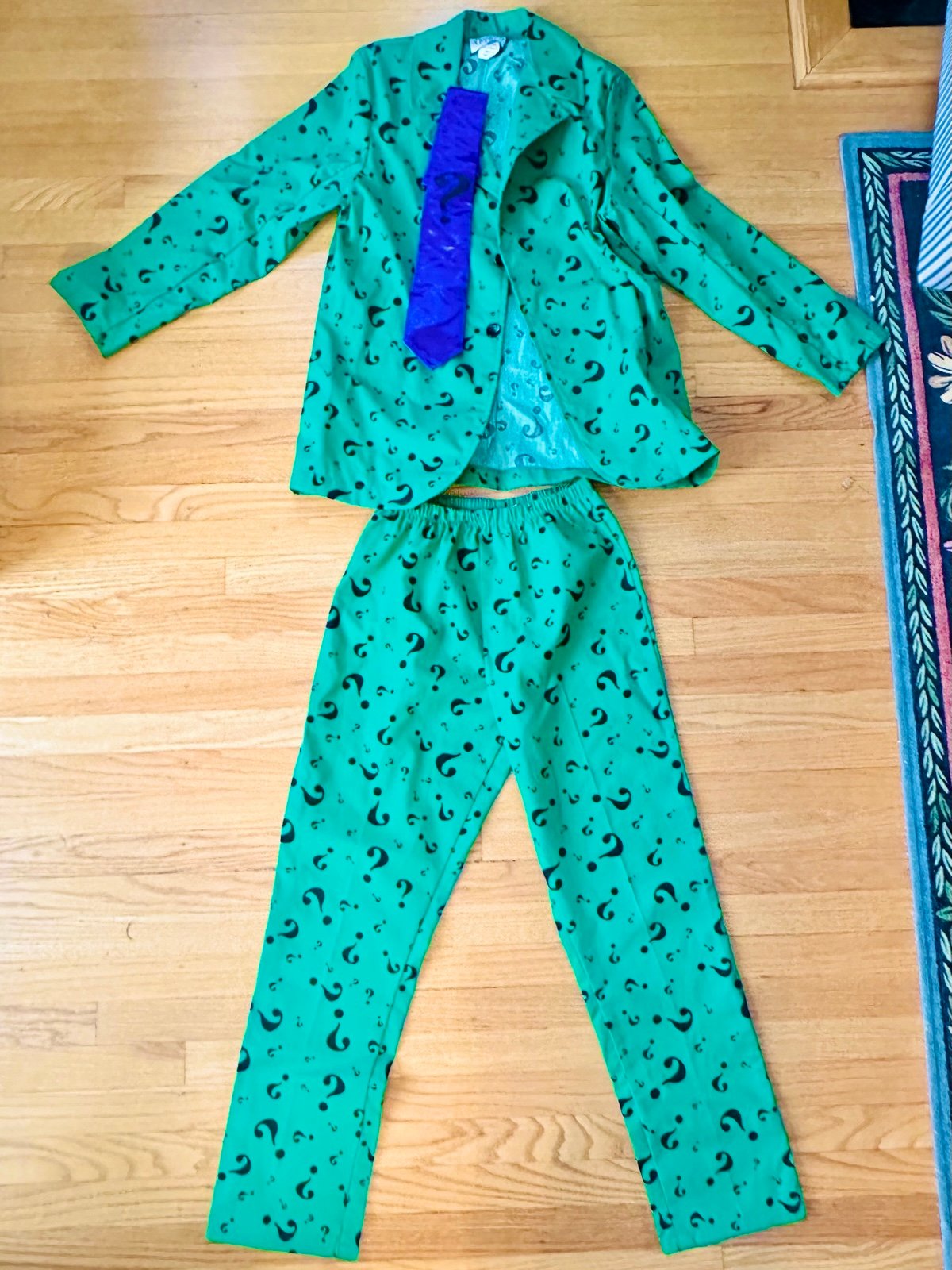 DC Comics Riddler Cosplay Costume for Comic-Con