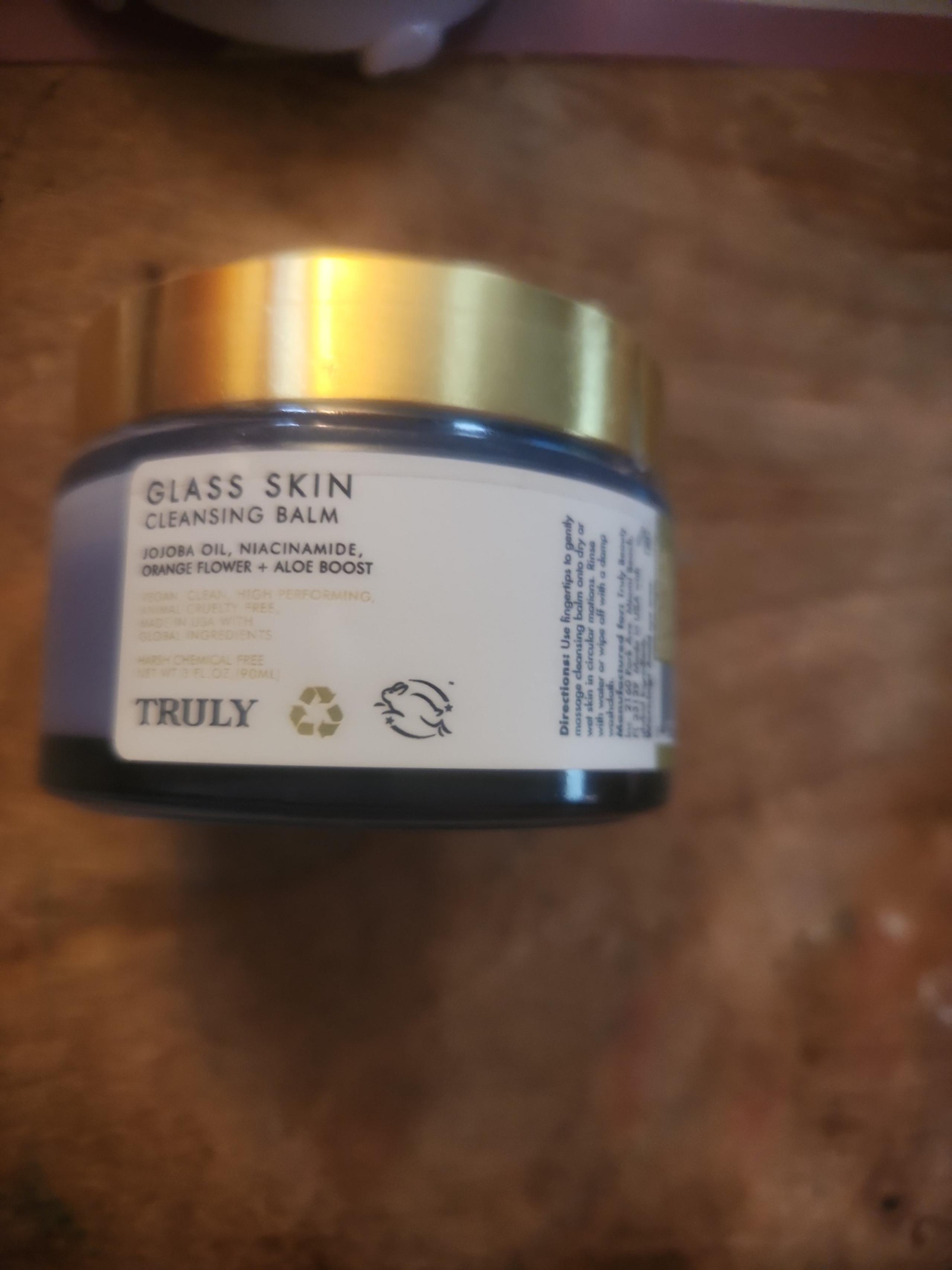 Truly Glass Skin Cleansing Balm.