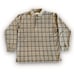 Vintage Brown Plaid Collared Sweater