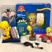 Tweety Sylvester looney tunes WB Disney office desk set (7) piece complete CUTE!