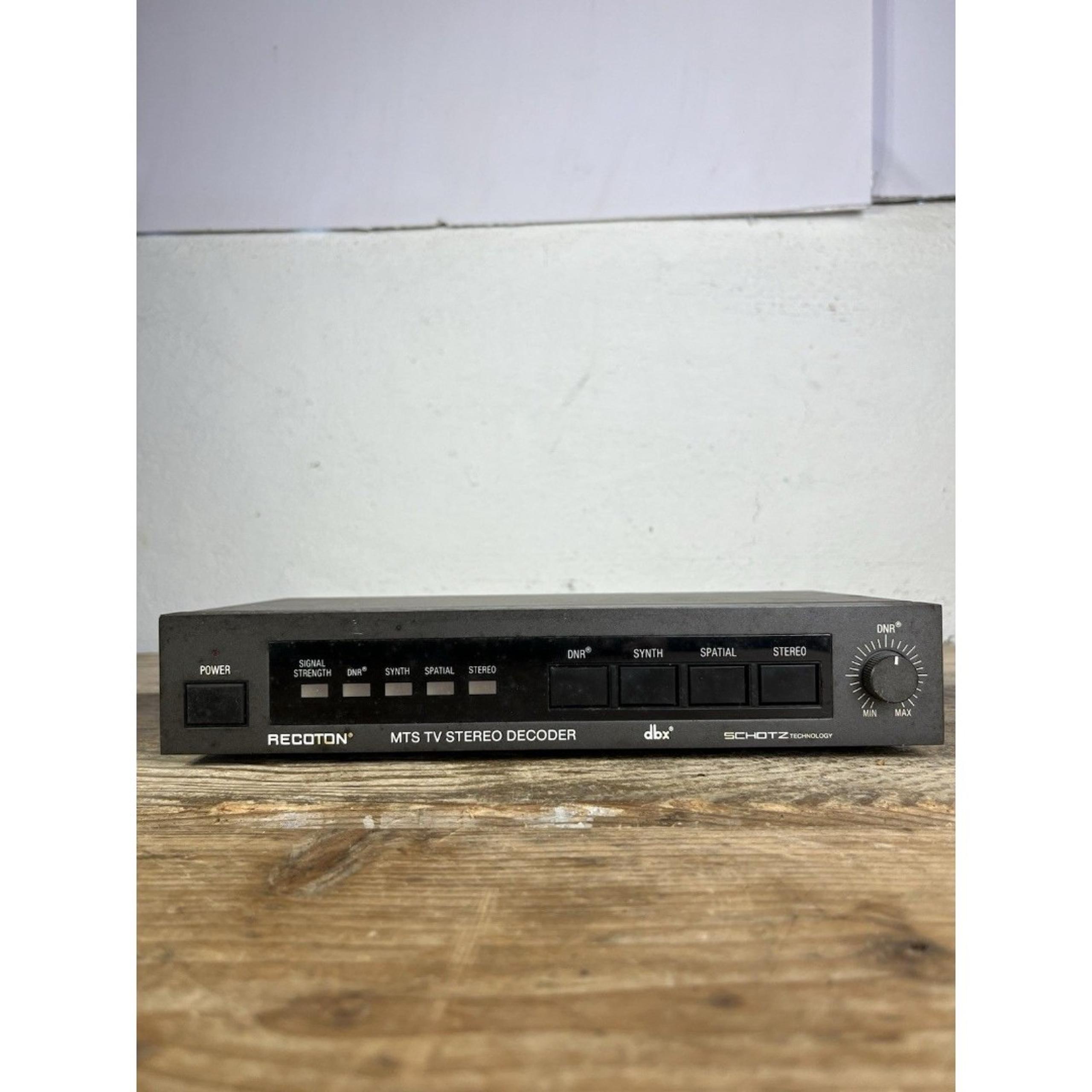 Schotz Technology Recoton V622 MTS TV Stereo Decoder With DBX Audio
