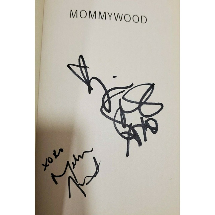 Mommywood by Tori Spelling hand signed autograph by Tori Spelling and Hilary Lif