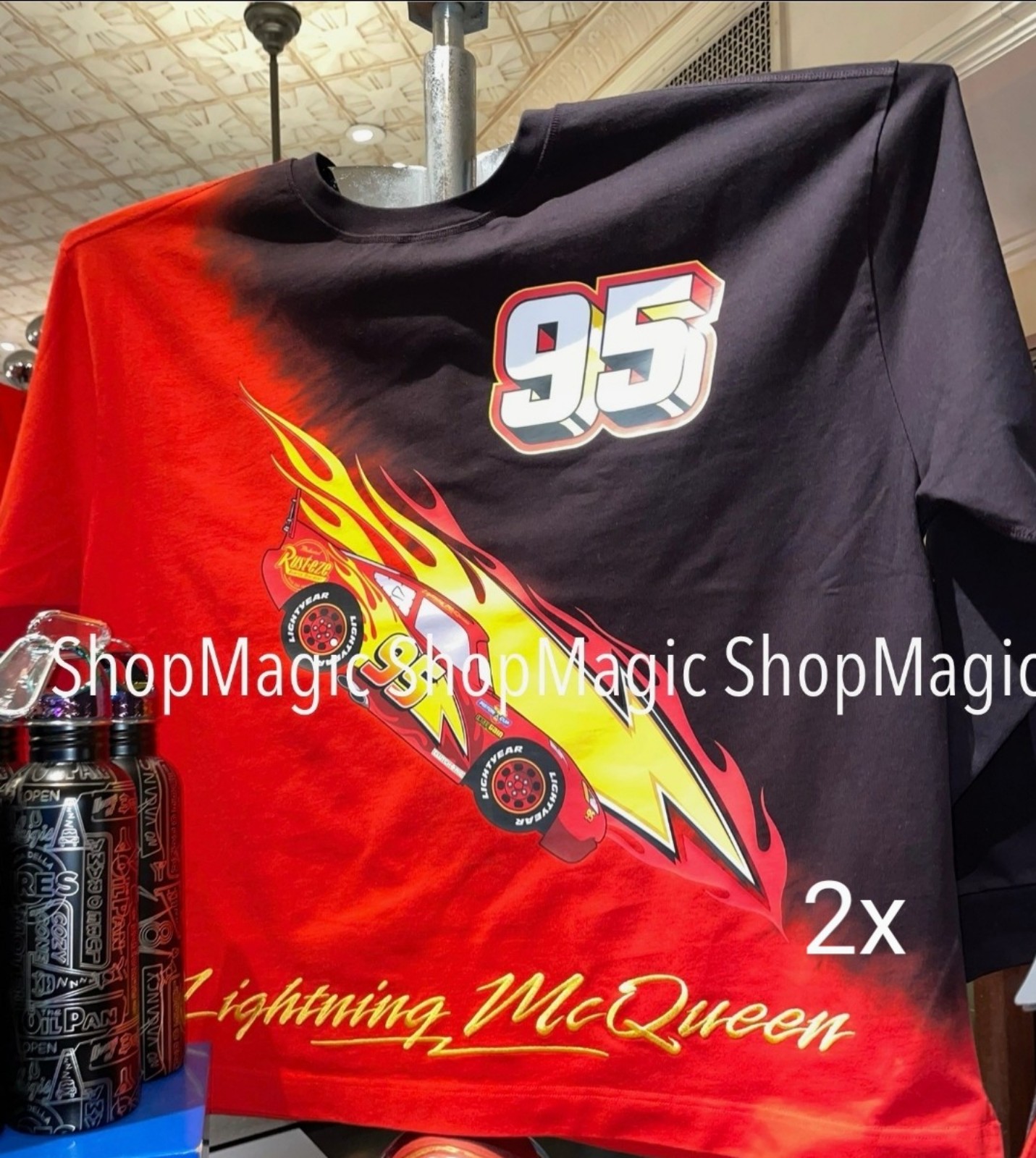 Lightning McQueen Dip-Dye Long Sleeve