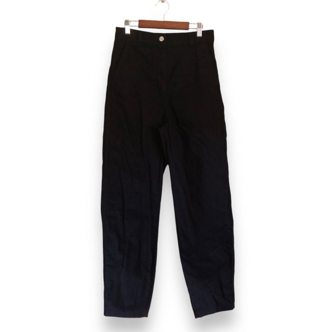 & Other Stories Stockholm Atelier Black Straight Tapered Leg Pants Size 6