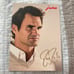 Roger Federer printed autograph with juna