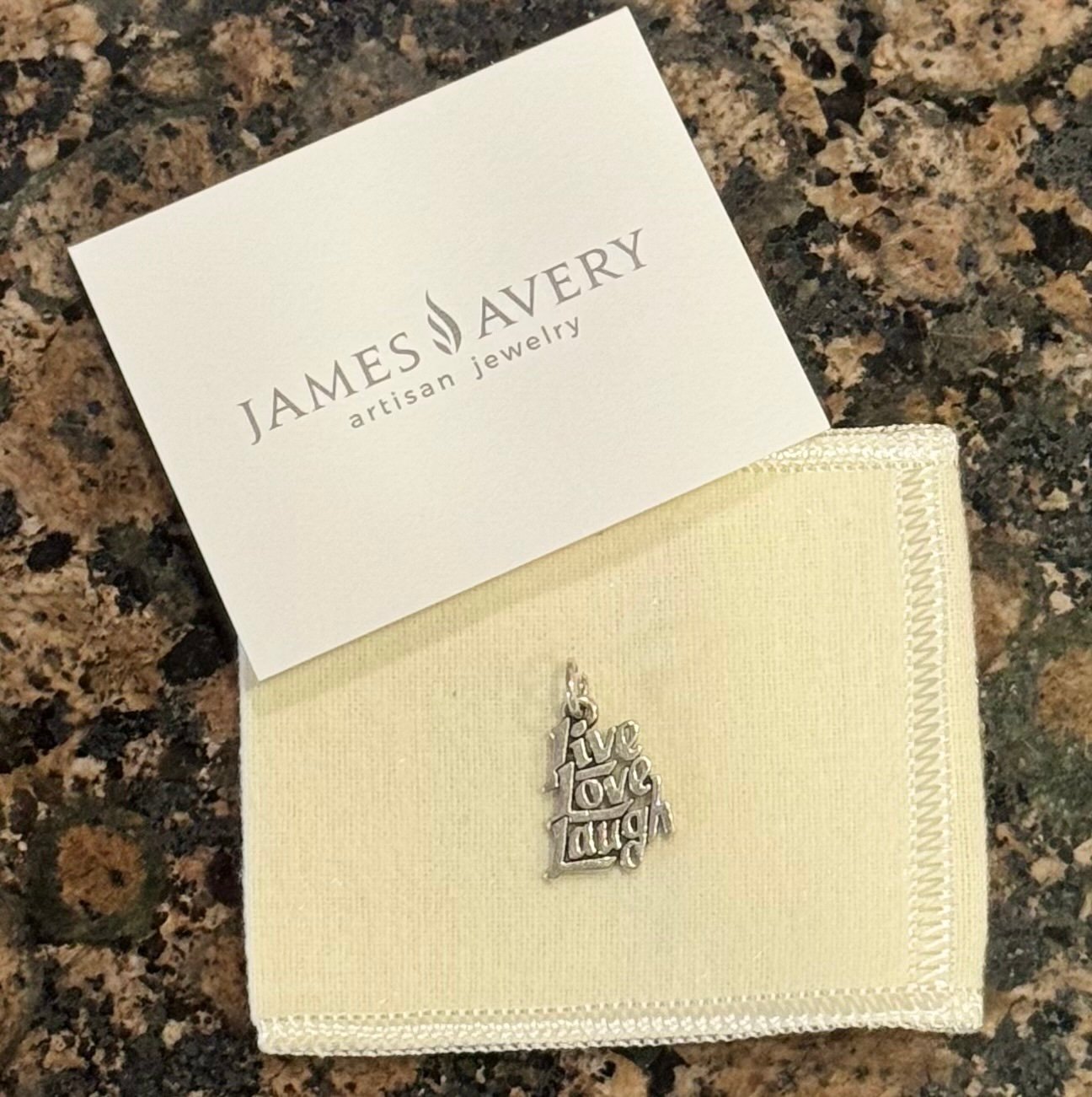 James Avery live love laugh charm