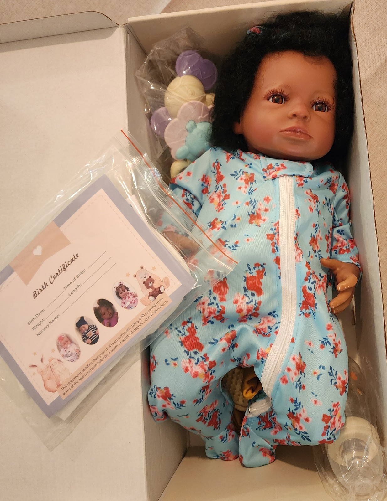 Vinyl baby doll