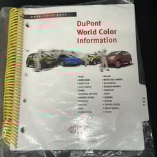 Dupont Axalta World Color Information Paint Chips 2009-2010-2011