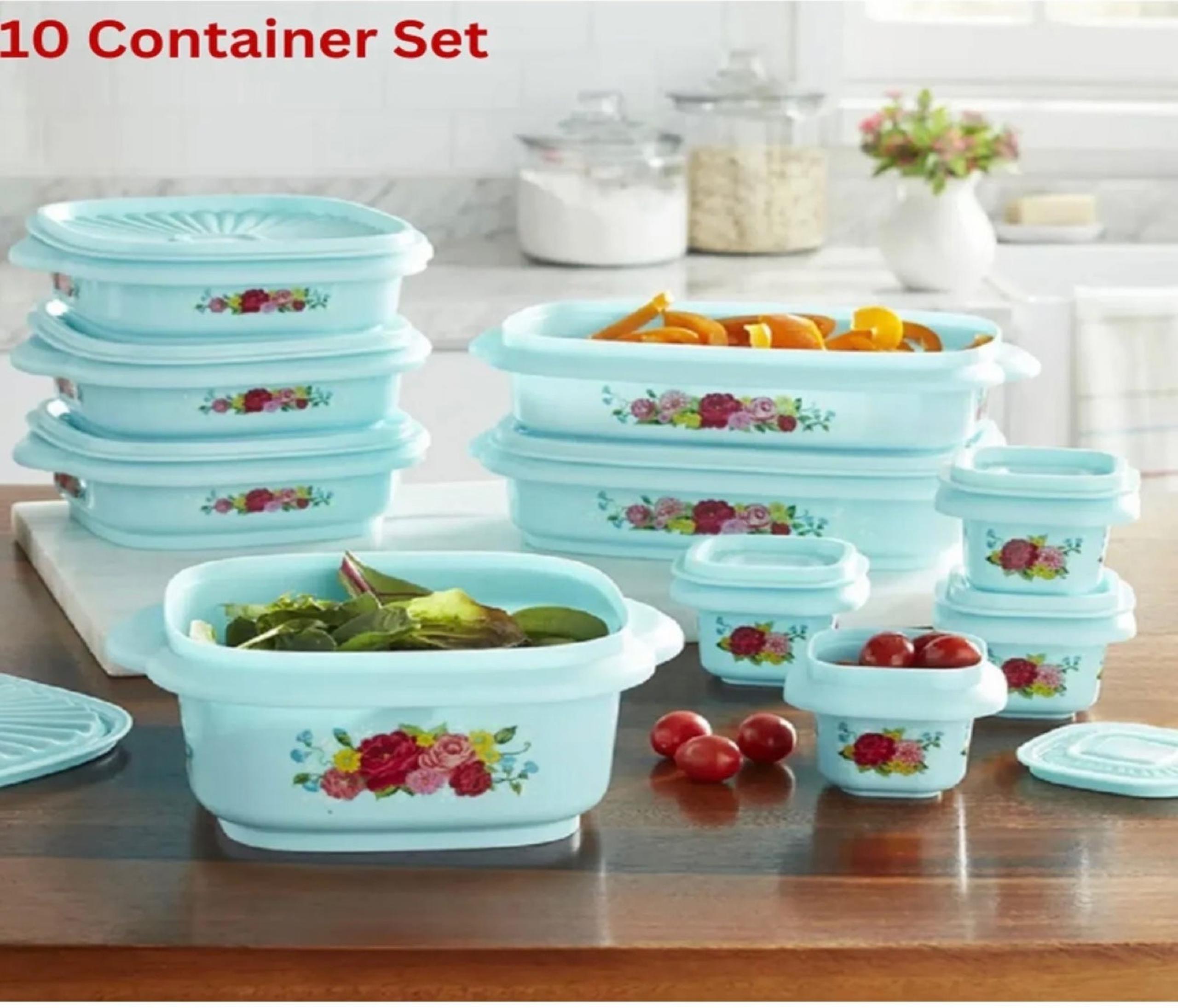 The Pioneer Woman 20-Piece Food Storage Container Set