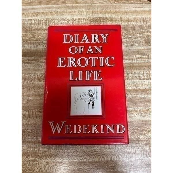 The Diary of an Erotic Life Hardcover Frank Wedekind Rare HTF