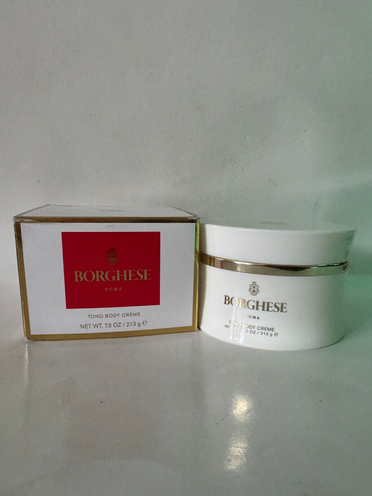 Borghese tono body creme 7.5oz/213g Boxed