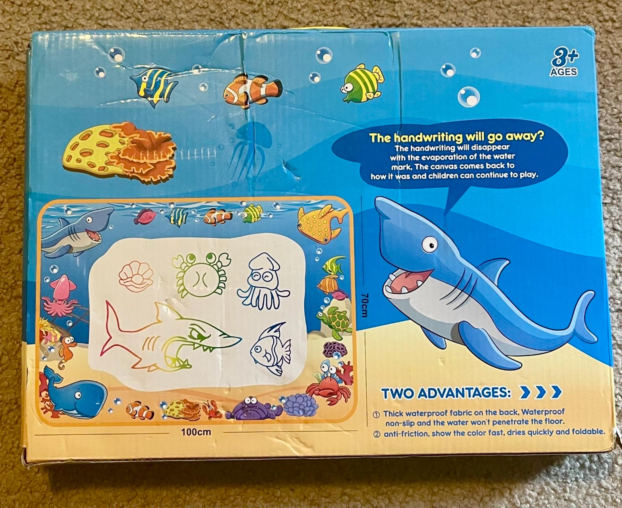 Aquadoodle Water Drawing Mat with Sea Creatures
