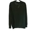 NWT, Rinaldo Giuliani Dark Green Merino Wool Blend V-Neck Sweater, Sz XL