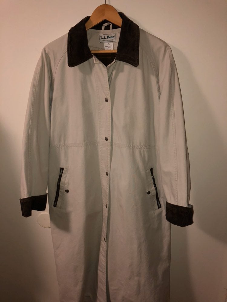 Vintage LL Bean Aztec lined Barn Coat~M