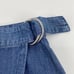 J.Jill Wrap Chambray Knee Length Chambray Skirt Cotton Tencel Small Blue S