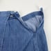 J.Jill Wrap Chambray Knee Length Chambray Skirt Cotton Tencel Small Blue S