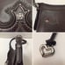 Brighton Brown Leather Applique Shoulder Bag Purse