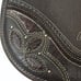 Brighton Brown Leather Applique Shoulder Bag Purse