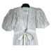 GEORGETTE TRABOLSI VINTAGE IVORY ROBE
