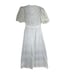 GEORGETTE TRABOLSI VINTAGE IVORY ROBE