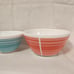 Vintage Charm Inspired By Pyrex Memory Lane 3-Piece Mixing Bowl Set