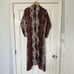 Womens Mango Snake Print Long Sleeve Asymmetrical V-neck Dress. Size 2