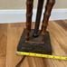 Vintage Bamboo Lamp MCM Mid Century Modern Cottagecore Country Cottage 32.5''