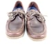 Sperry Top Sider Mens Size 9 W Amaretto Brown Leather 2-Eye Boat Shoes