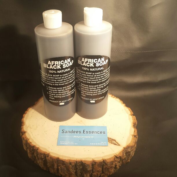 (2) 32oz AFRICAN BLACK SOAP LIQUID