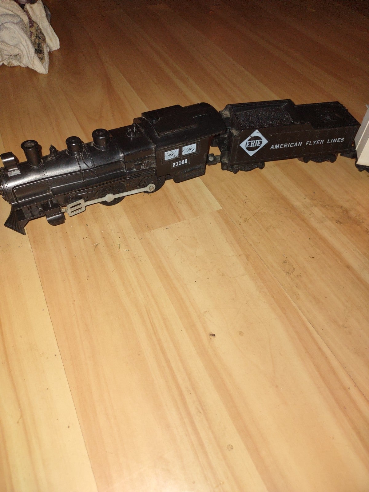 American Flyer train set with tracks
