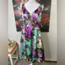 Adrianna Papell NWT 100% Silk Floral Sweetheart Neck Sleeveless Formal Dress 6