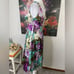Adrianna Papell NWT 100% Silk Floral Sweetheart Neck Sleeveless Formal Dress 6