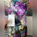 Adrianna Papell NWT 100% Silk Floral Sweetheart Neck Sleeveless Formal Dress 6