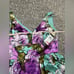 Adrianna Papell NWT 100% Silk Floral Sweetheart Neck Sleeveless Formal Dress 6