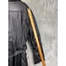 VTG Imperial Women's Trench Coat Size 20 Black Leather Belted