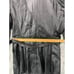VTG Imperial Women's Trench Coat Size 20 Black Leather Belted