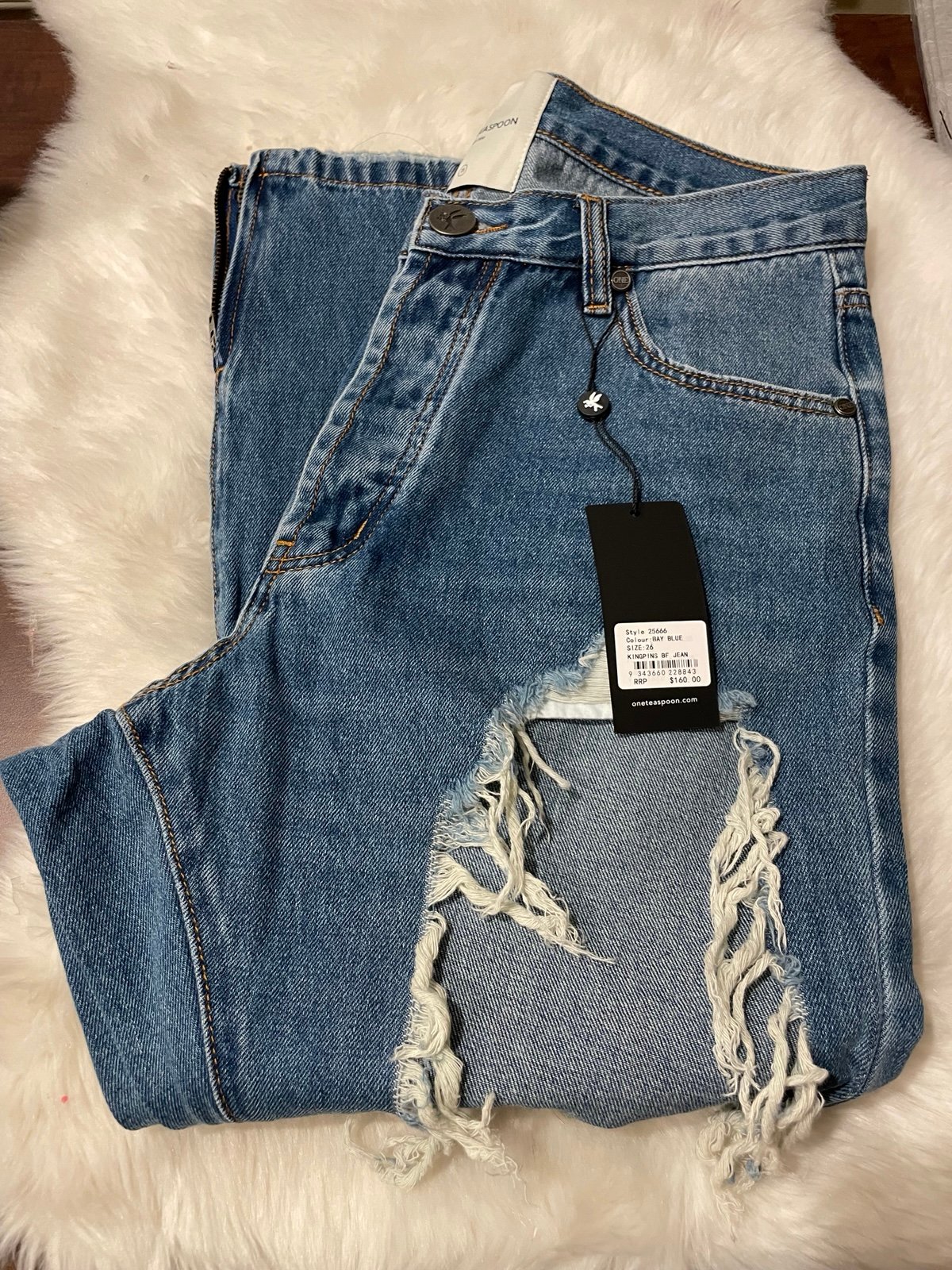 New! One Teaspoon Distressed Jeans