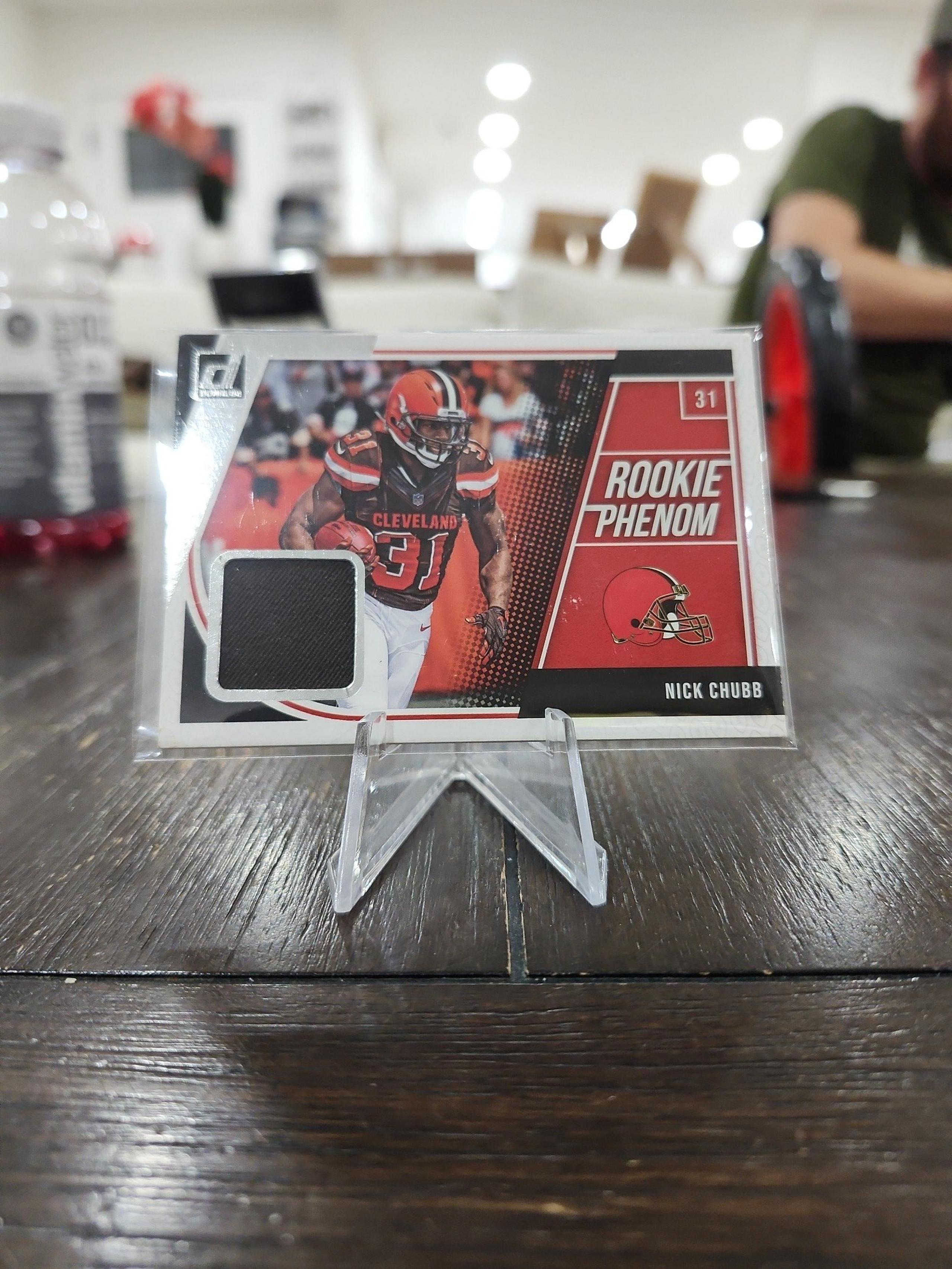 Nick chubb rookie phenomens patch