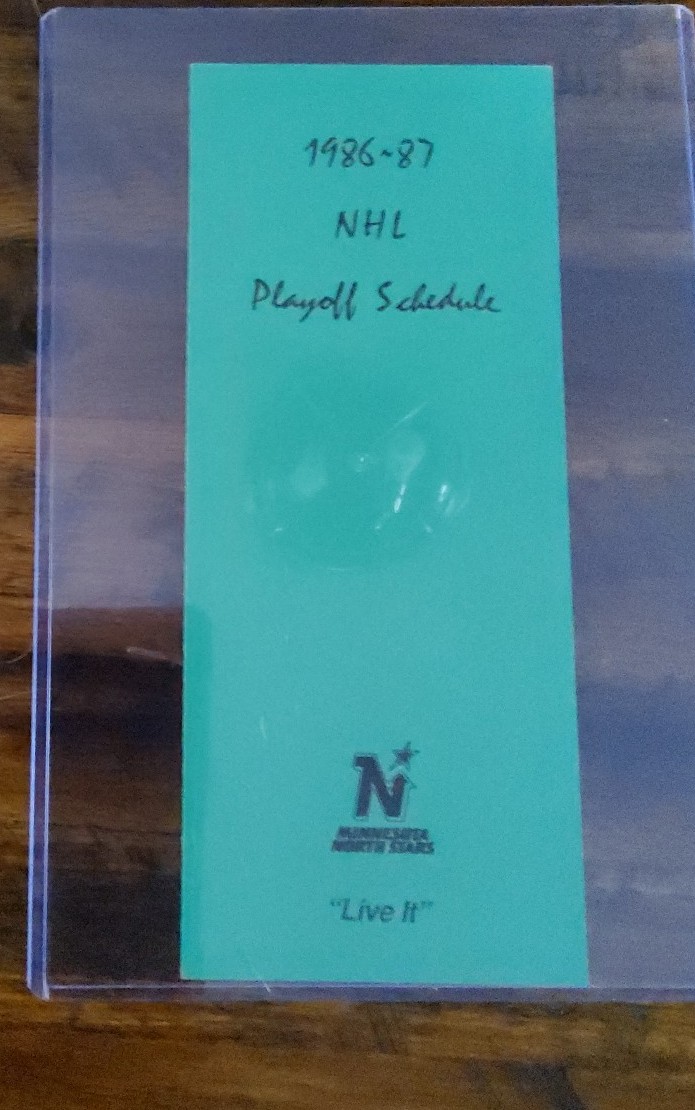 1986-87 Minnesota North Stars Hockey schedule