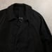 GQ1505◇U.S. NAVY: 80's Sten Collar Raincoat◇M◇Black