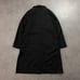 GQ1505◇U.S. NAVY: 80's Sten Collar Raincoat◇M◇Black