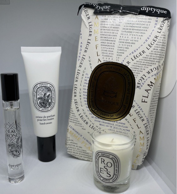 Diptyque Eau Rose Travel Set Damaged Box