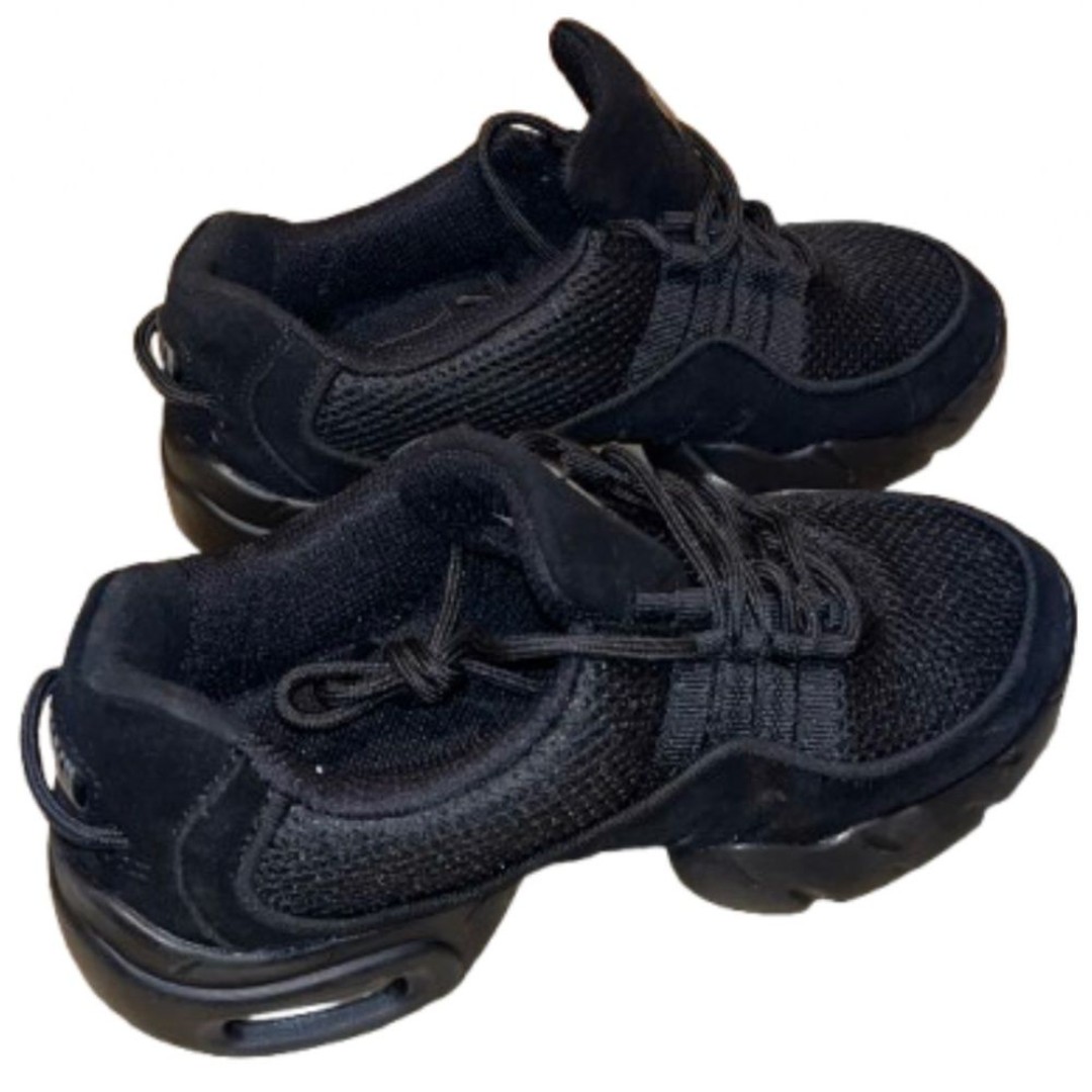 BLOCH Women's Girl’s Black JAZZ/Hip Hop Split Sole SNEAKER Dance Shoes Sz-6