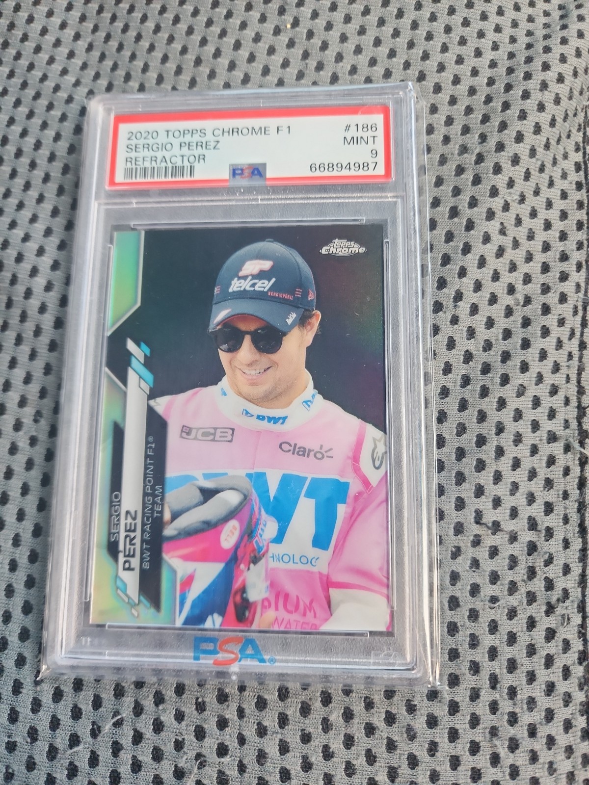 2020 topps chrome F 1 refractor Sergio Perez