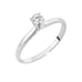Certified 14K White Gold 0.23ct Diamond Engagement Ring Moissanite Wedding
