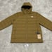 New North Face Aconcagua 3 Hoodie Jacket Down Insulated Brown Tan Coat XXL 2XL