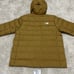 New North Face Aconcagua 3 Hoodie Jacket Down Insulated Brown Tan Coat XXL 2XL
